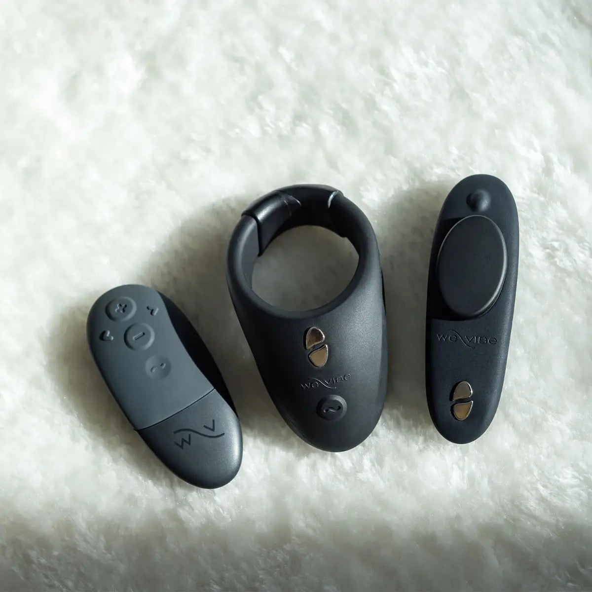 We-Vibe - Tease Us Set Bond + Moxie App-Controlled  Wearable Cock Ring and Clitoral Vibrator (Black)
