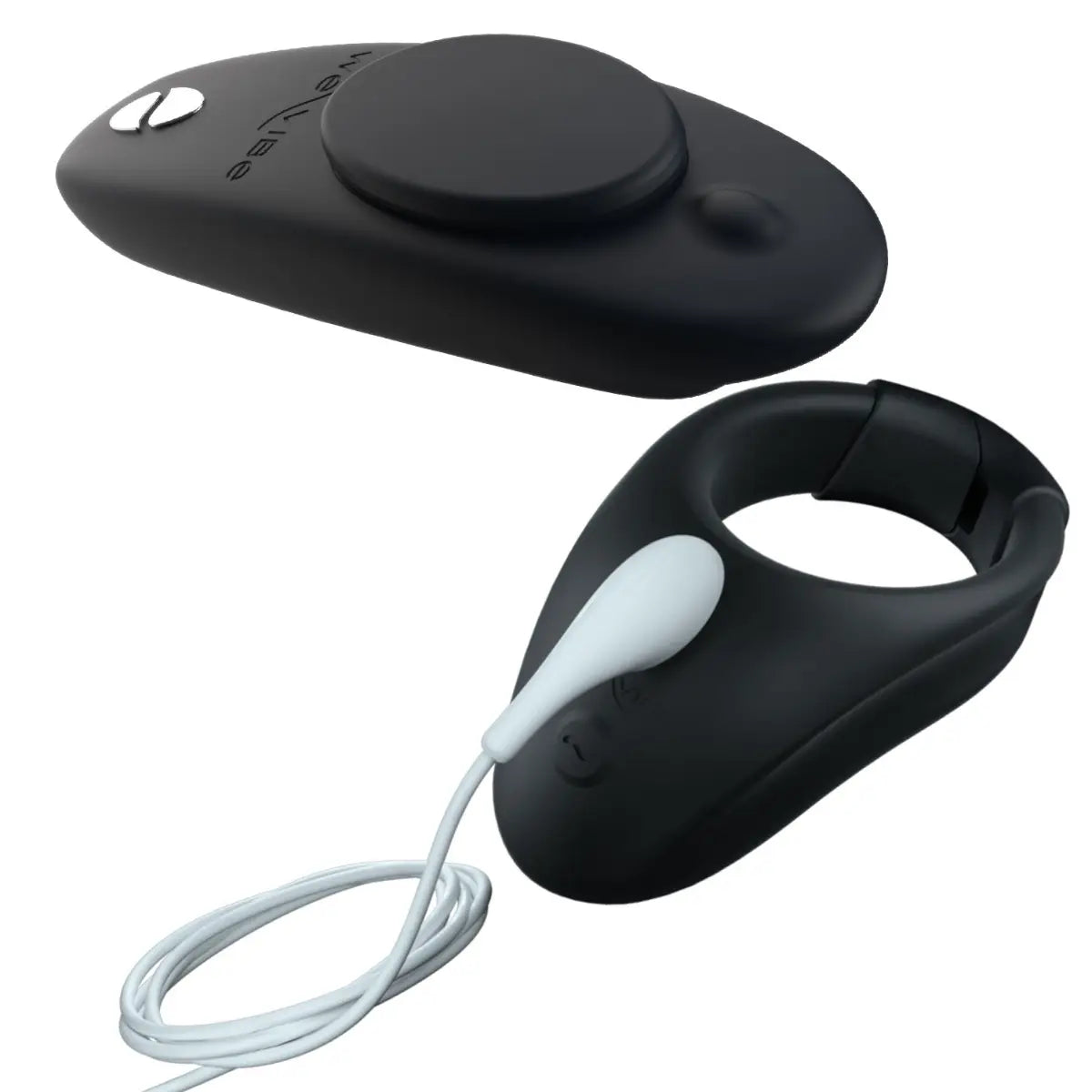 We-Vibe - Tease Us Set Bond + Moxie App-Controlled  Wearable Cock Ring and Clitoral Vibrator (Black)