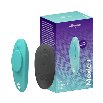 We-Vibe - Moxie+ Penggetar Seluar Dalam Boleh Dipakai Kawalan Aplikasi dan Jauh - Aqua