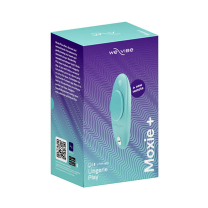 We-Vibe - Moxie+ Penggetar Seluar Dalam Boleh Dipakai Kawalan Aplikasi dan Jauh - Aqua