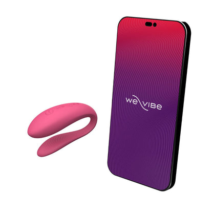 We-Vibe - Sync Lite Perangsang Pasangan Kawalan Aplikasi Merah Jambu