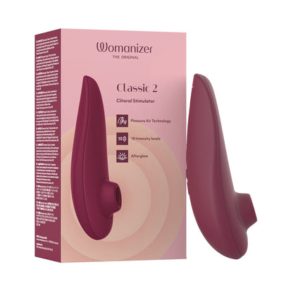 Womanizer - Perangsang Klitoris Silikon Klasik 2 Bordeaux