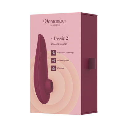 Womanizer - Perangsang Klitoris Silikon Klasik 2 Bordeaux