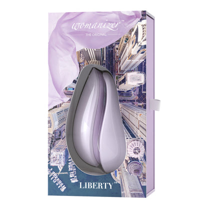 Womanizer - Perangsang Kelentit Boleh Dicas Semula Liberty Ungu