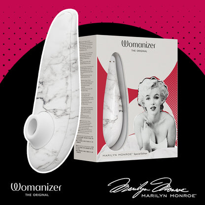 Womanizer - Marilyn Monroe Edisi Istimewa Classic 2 Perangsang Klitoris (Marmar Putih)