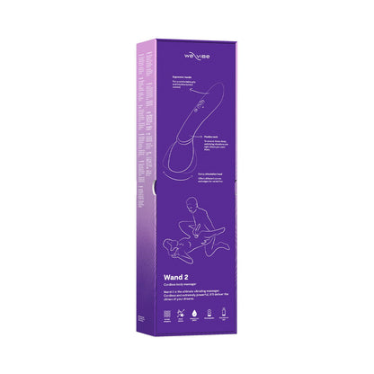 We-Vibe - Pengurut Bergetar Kawalan Aplikasi Wand 2 Ungu
