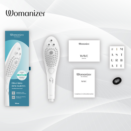 Womanizer Wave – Perangsang Kelentit + Kepala Pancuran dalam Satu