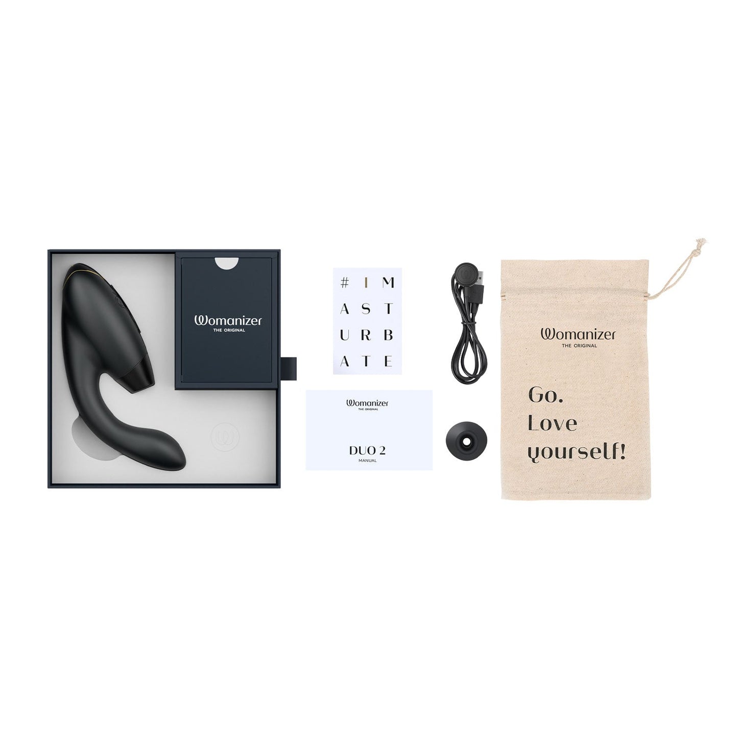 Womanizer - Duo 2 Pleasure Air™ Clitoral & G-Spot Vibrator