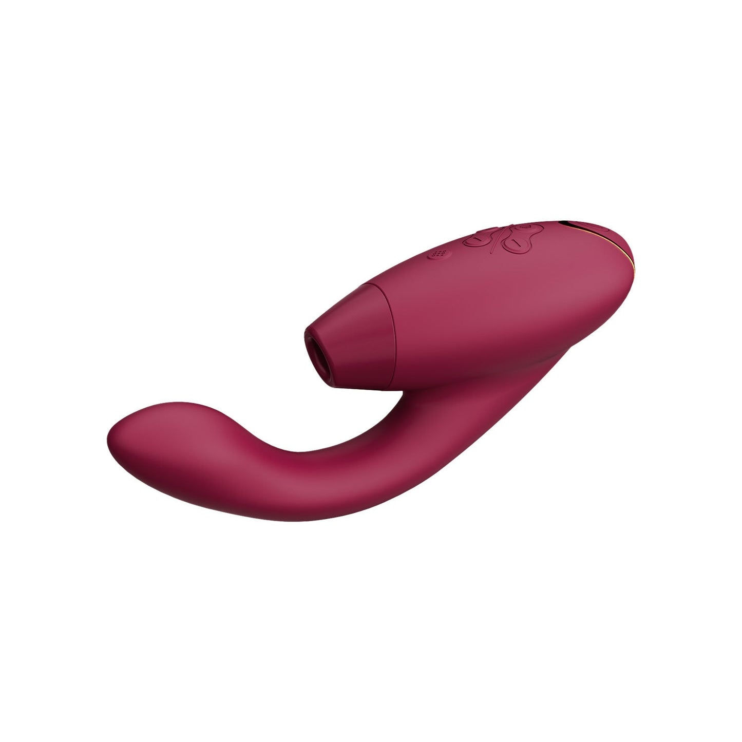 Womanizer - Duo 2 Pleasure Air Clitoral Stimulator and G-spot Vibrator Bordeaux