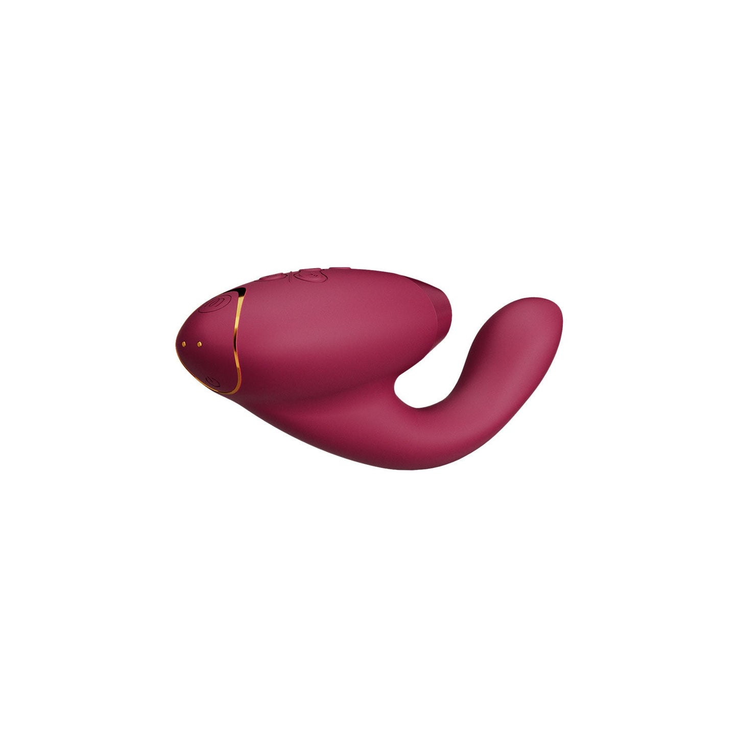 Womanizer - Duo 2 Pleasure Air Clitoral Stimulator and G-spot Vibrator Bordeaux