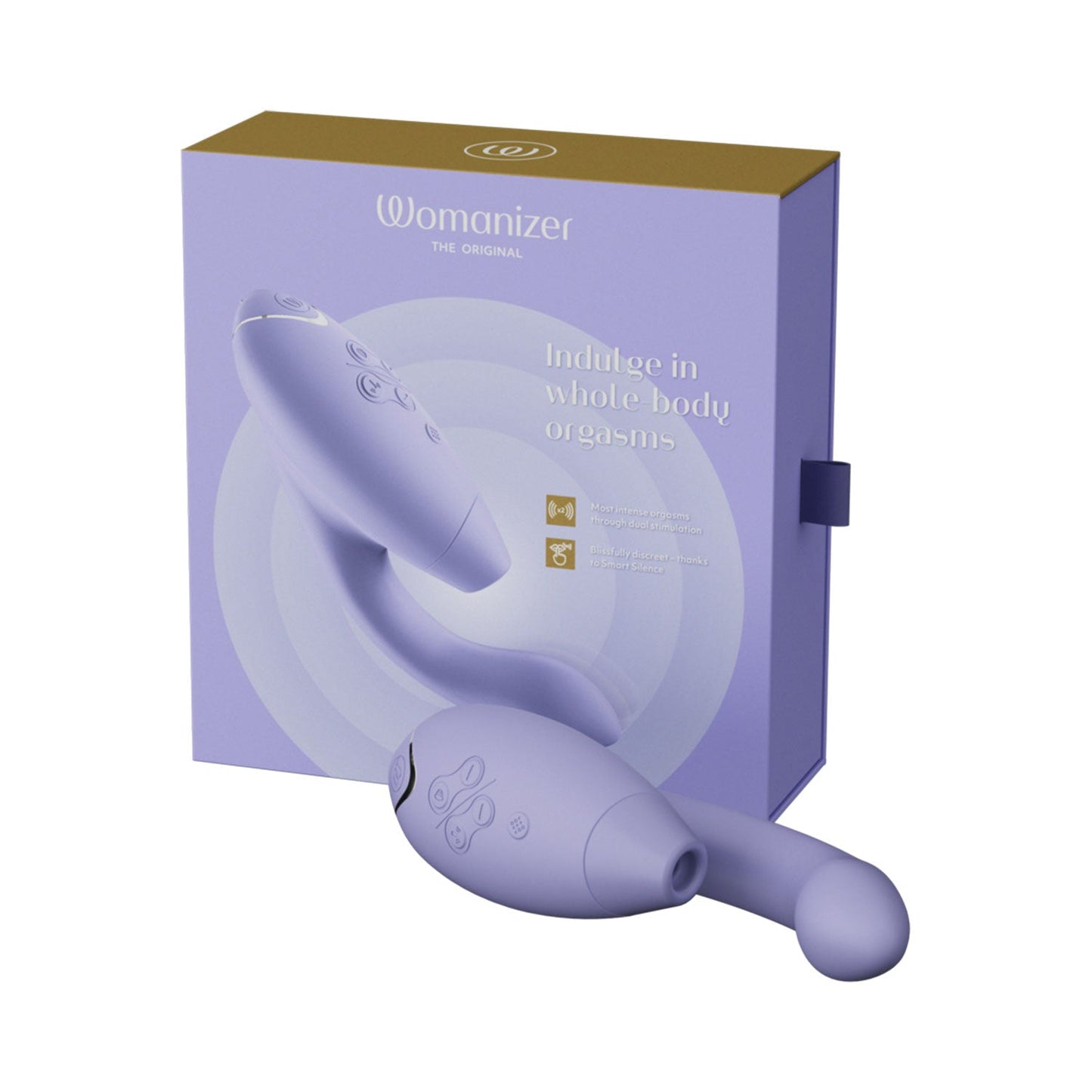 Womanizer - Duo 2 Pleasure Air Clitoral Stimulator and G-spot Vibrator Lilac